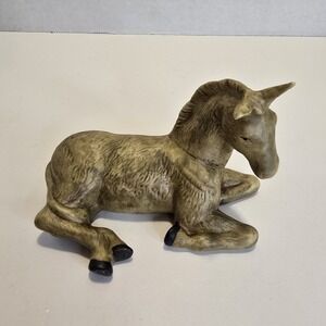 Nativity Set Porcelain Donkey Figure Replacement Part Rite Aid Vintage